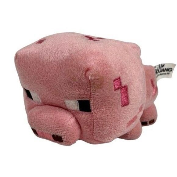 Minecraft Plush Lot Creeper Pig Skeleton + Water Bottle Ocelot Cat Figure & More - Picture 4 of 16